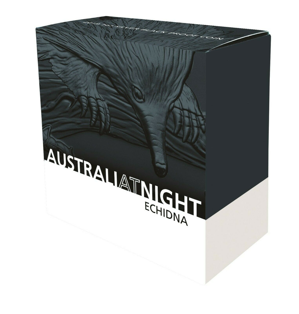 Niue 2020 $1 Australia at Night Echidna 1oz .999 Silver Black Proof Proof