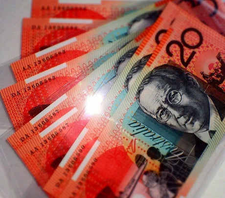 Australia 2013 $20  Stevens/Parkinson AA13 & DA13 Matching Serials Uncirculated Banknotes