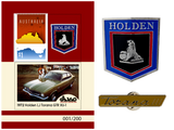 Australia 2017 Holden LJ Torana Box Set Silver Plated Grille Badge & Stamp