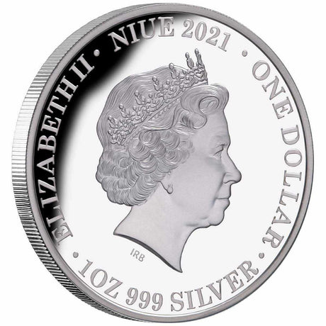 Niue Queen Elizabeth II 95th Birthday 2021 $1 1oz Silver Proof Coin Limited Mint 1000