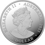 Australia 2021 $1 C Mintmark Centenary of the Royal Australian Air Force Silver Proof