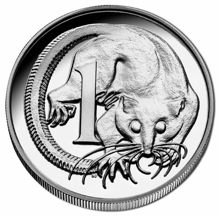 Australia 2017 1 Cent Feather Tail Possum World Money Fair 1oz Silver Proof High Relief