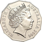 Australia 2006 50 Cent Uncirculated Queen Elizabeth 80th Birthday Coin Pack Mintage 28,191