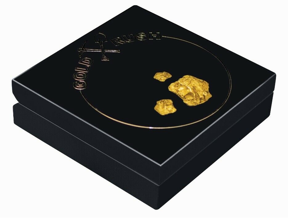 Solomon Islands 2021 $5 170th Anniversary of the Gold Rush Pan-Shaped Silver Coin