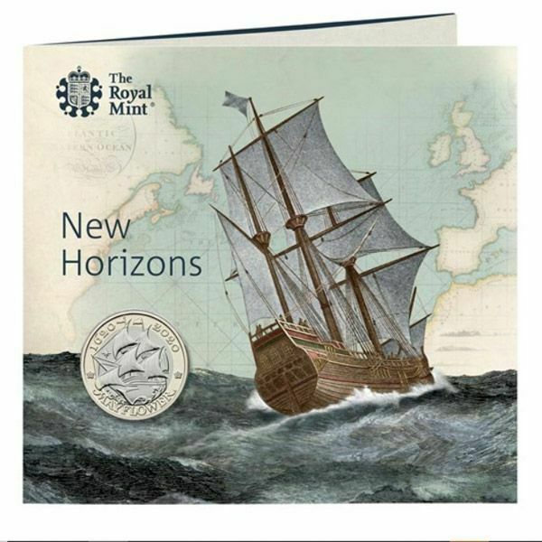 United Kingdom 2020 £2 Mayflower BU Sealed Coin Pack