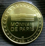 France 2021 The Little Prince Mini-Medal Yellow Metal 34mm Quadrum Capsule