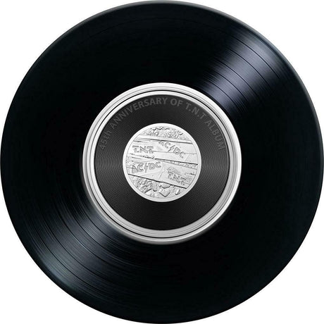Australia 2020 20 Cents Coloured Uncirculated AC/DC - TNT LP styled