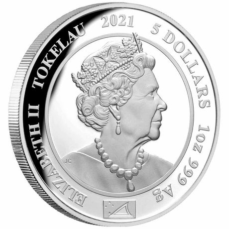 Niue 2021 $5 Diana Princess of Wales 1 Oz Silver Proof Rose Gold Plate