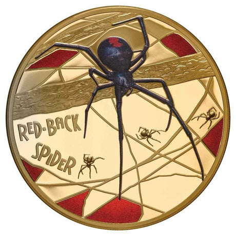 Niue 2020  Red-back Spider $500 Proof 5oz Gold Coin Minted