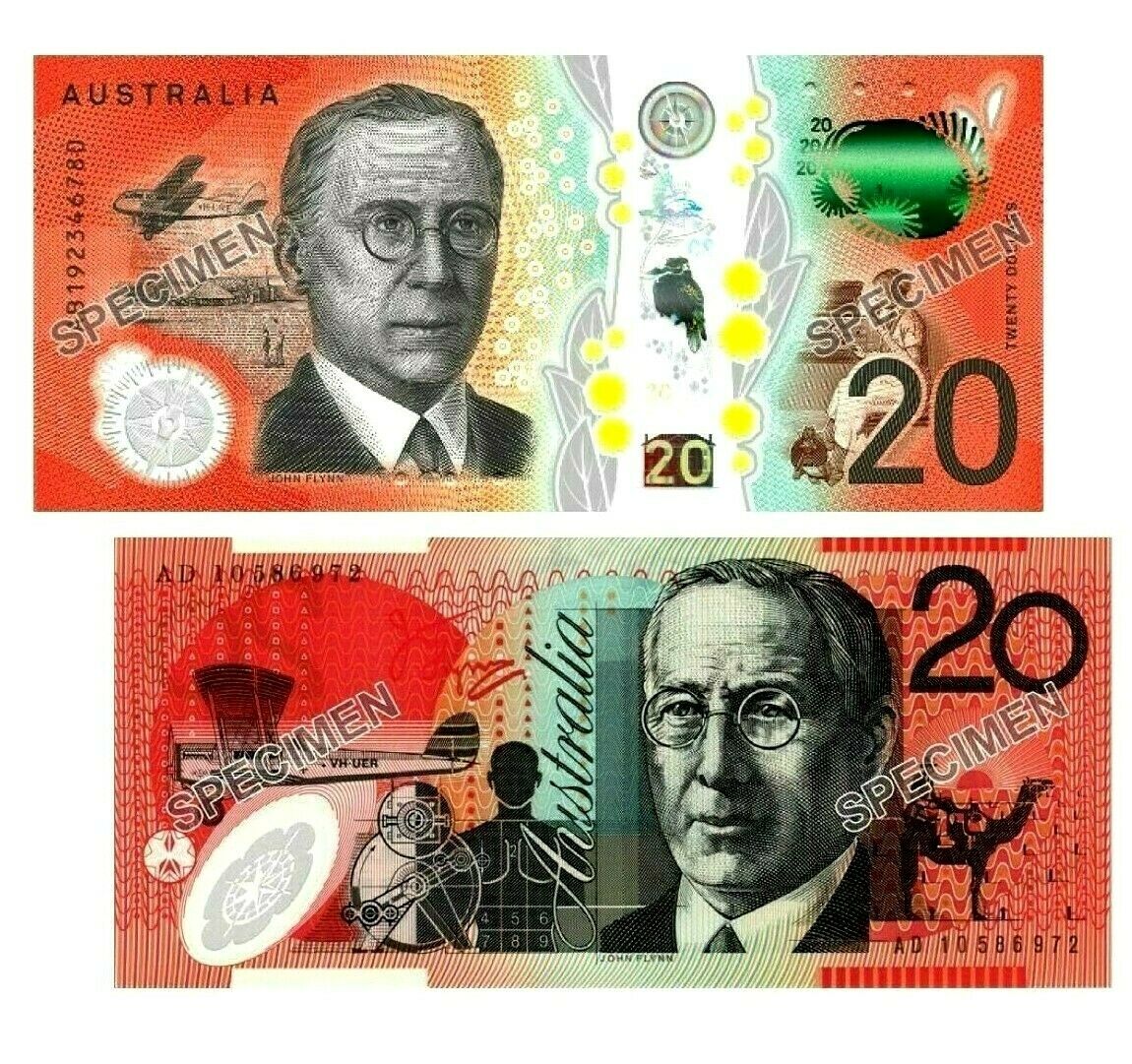 Australia 2019 $20 Uncirculated  Two Generations RBA Banknotes Folder