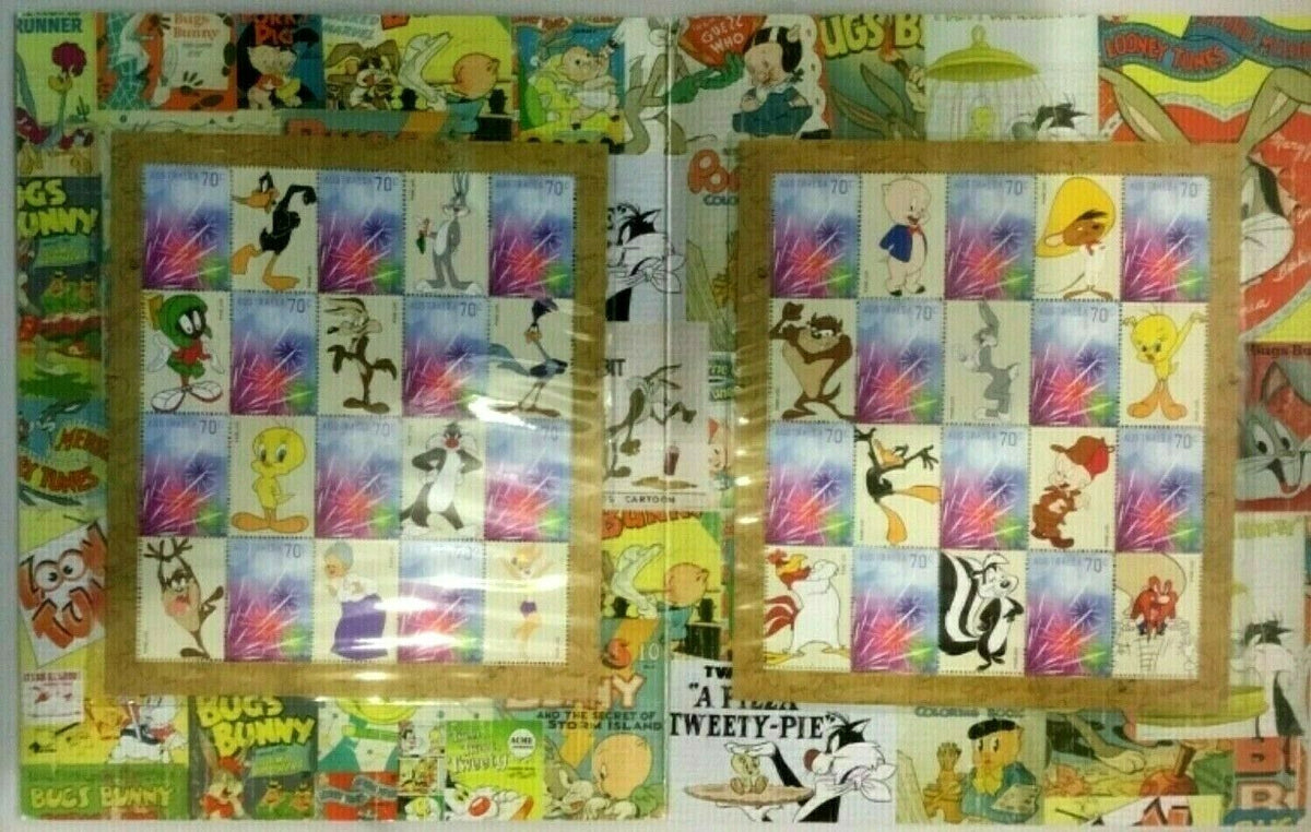 Australia 2015 Looney Tunes Stamp Folder 20x Stamps Sheet MUH MNH