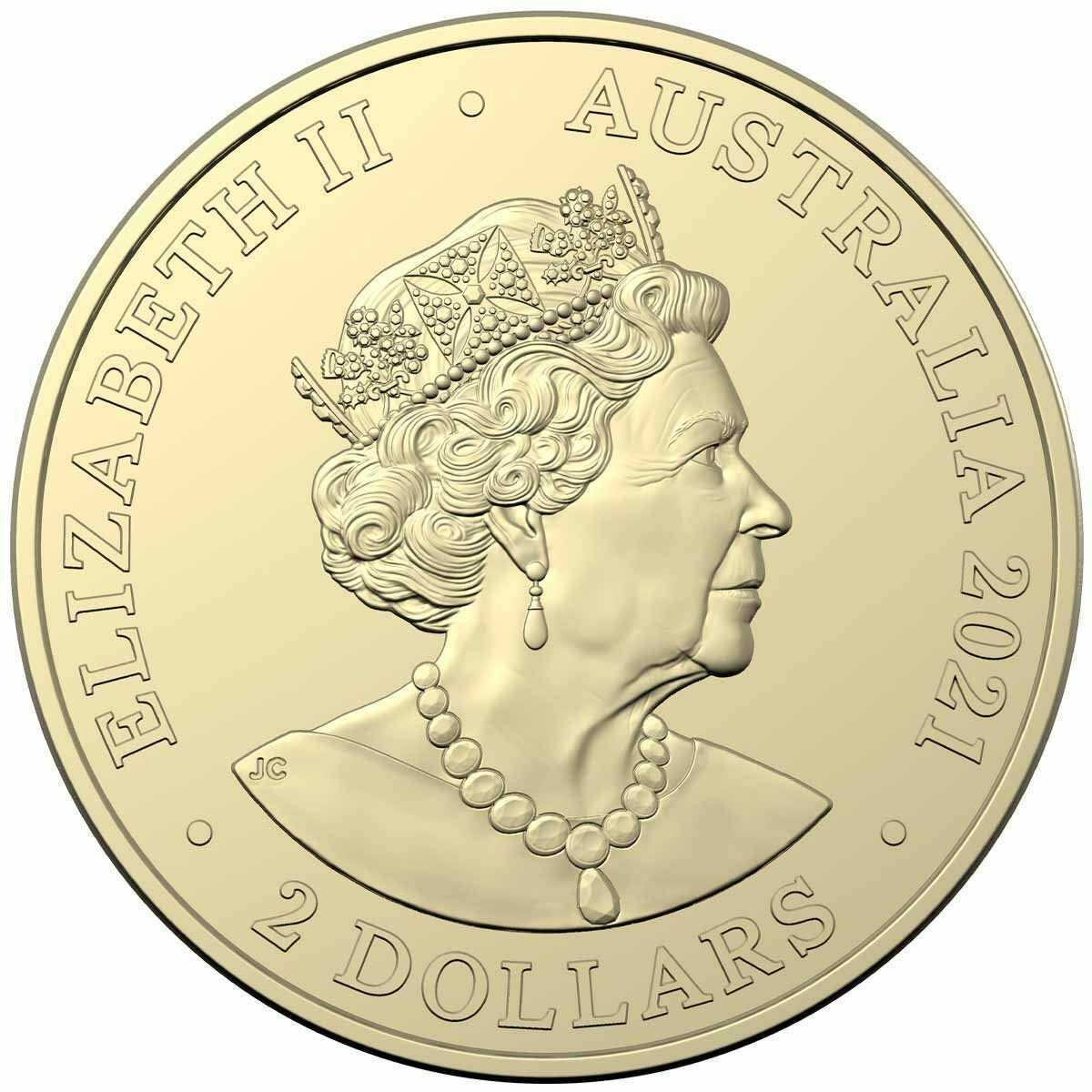 Australia 2021 $2 ANZAC Indigenous Military Service  Al-Br Coin Pack Coloured Uncirculated