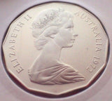 Australia 1972 50 Cent Proof Coat of Arms