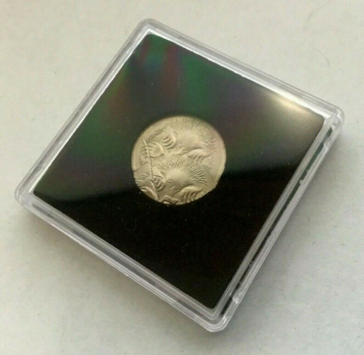 Australia 1975 5 Cent Error Double Strike Uncirculated Twin Echidna