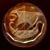 Cyprus 1982 5 Mils Proof Sailing Ship