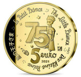 France  2021 5€ 5 Euros Gold Proof The Little Prince