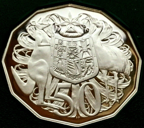 Australia 2004 50 Cent Proof Coat of Arms
