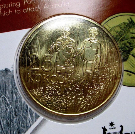 Australia 2016 25 Cent Uncirculated - Kokoda - ANZAC - Nordic Gold