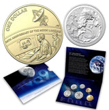 Australia  2019 Uncirculated Set 50th Anniversary Moon Landing Special $1 & 5c