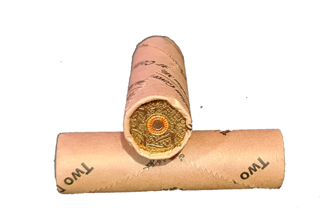 Australia 2015 $2 Flanders Field Orange Remembrance Royal Australian Mint Coloured Uncirculated Roll