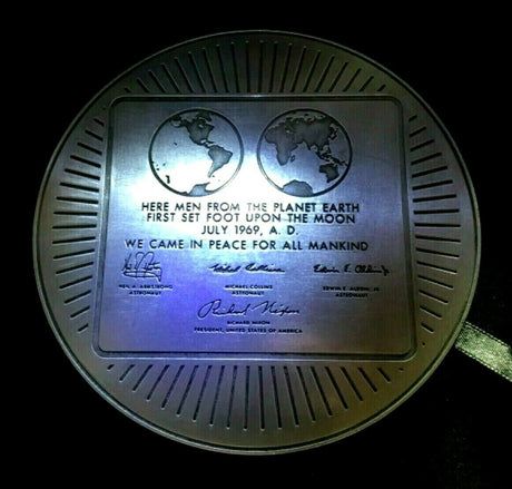 Australia 2019 50 Years Moon Landing Plaque & Stamp Set Case with Light 56/120