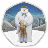 United Kingdom 2019 50p Proof The Snowman Coloured Silver