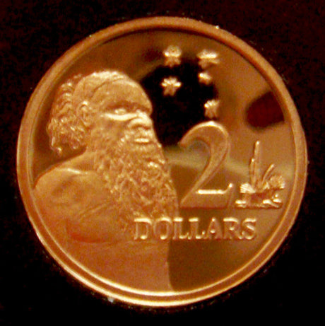 Australia 1996 $2 Proof Aborigine & Southern Cross