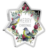 Australia 2020 $1 Uncirculated 1 Oz Star Shaped Christmas Garland Australian Native Flowers Reverse