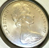 Australia 1977 20 Cent Uncirculated Platypus ex Roll