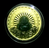 Tuvalu  2021 $100 Proof Laughing Buddha 1 Oz Gold & Jade Coin