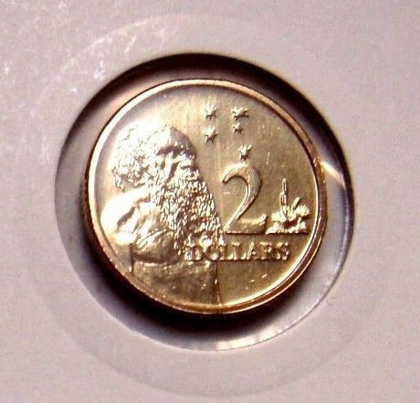 Australia 2011 $2 Uncirculated Aborigine and Southern Cross