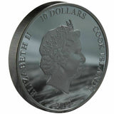 Cook Islands 2019 $10 Black Proof Anchor Fair Winds & Following Seas High Relief 2 Oz Silver