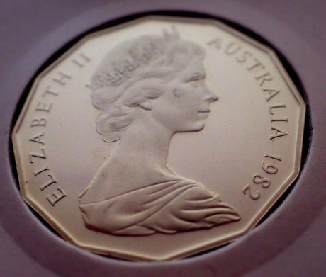 Australia 1982 50 Cent Proof Commonwealth Games