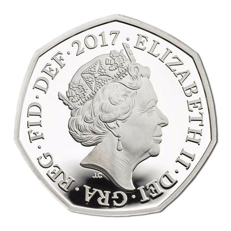 United Kingdom 2017 50p Proof Jeremy Fisher Beatrix Potter Silver