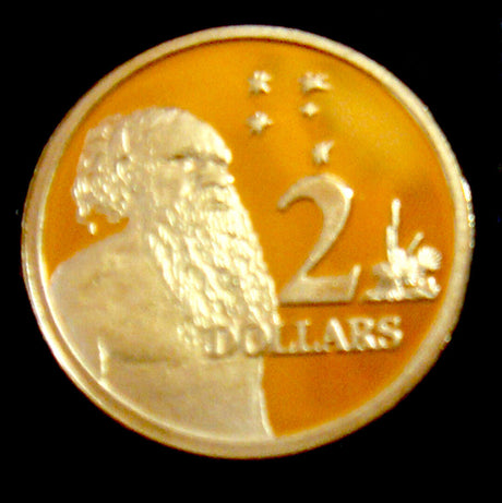 Australia 1997 $2 Proof Aborigine & Southern Cross