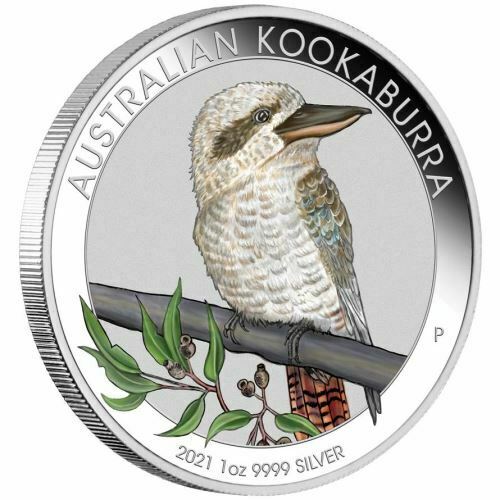 Australia 2021 $1 Uncirculated World Money Fair - Coin Show Special Australian Kookaburra 1 Oz Silver