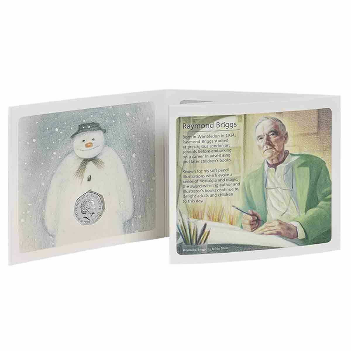 United Kingdom 2019 50p The Snowman Brilliant Uncirculated Coin Pack