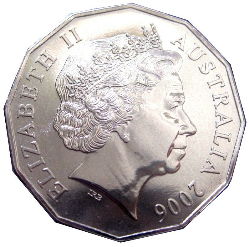 Australia 2006 50 Cent Uncirculated Queen Elizabeth 80th Birthday Coin Pack Mintage 28,191