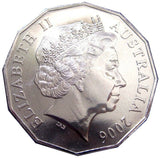 Australia 2006 50 Cent Uncirculated Queen Elizabeth 80th Birthday Coin Pack Mintage 28,191