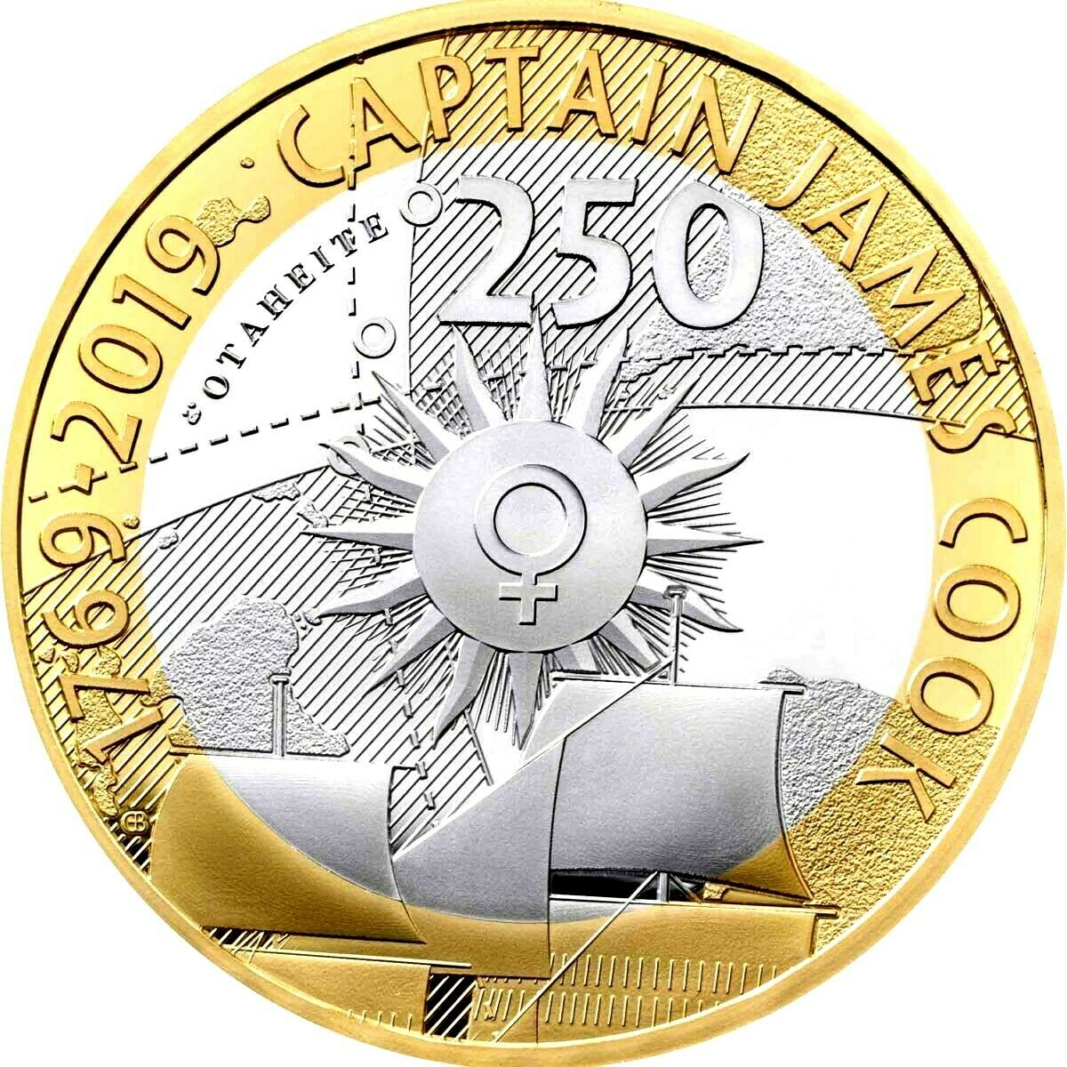United Kingdom 2019 £2 Voyage of Discovery 250th Anniversary BU Sealed Coin Pack