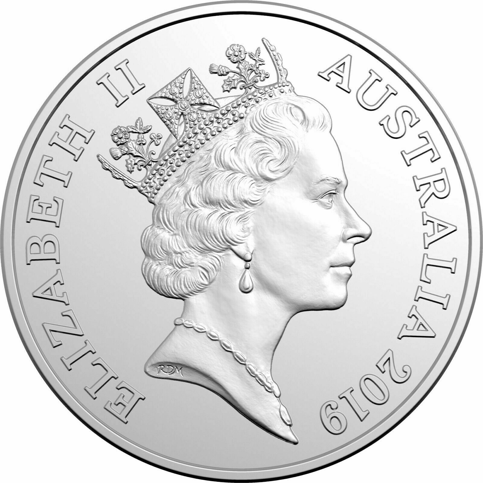 Australia 2019 20 Cent Uncirculated Queen Elizabeth II Effigy by