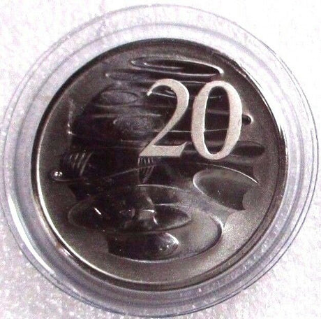 Australia 2016 20 Cent Frosted Uncirculated Obverse Young Queen Platypus