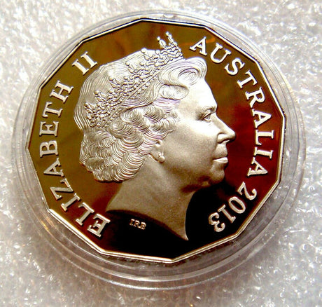 Australia 2013 50 Cent Proof Coat of Arms