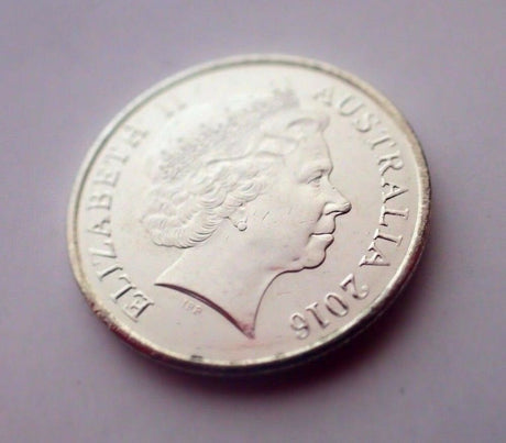 Australia 2016 5 Cent Uncirculated Queen's Head Obverse ex Bag Echidna