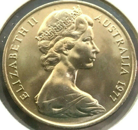 Australia 1977 20 Cent Uncirculated Platypus ex Roll