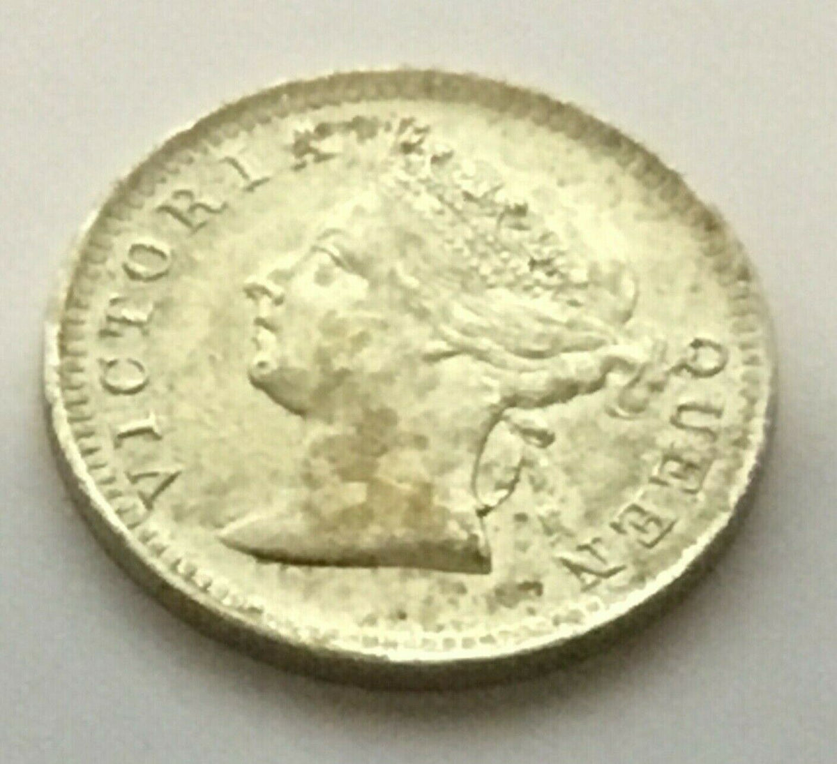 Hong Kong 1899 5 Cents Silver