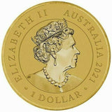 Australia 2021 $1 Uncirculated Lest We Forget Anzac Day Coin in Capsule