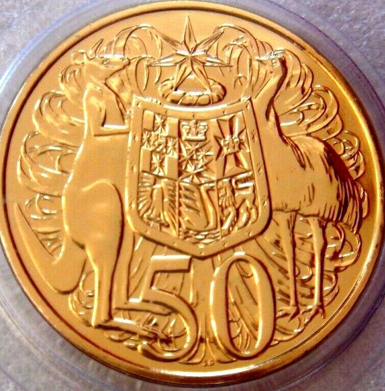 Australia 2016 50 Cent Uncirculated Gold Round Open Day