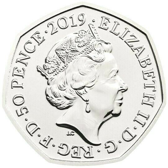 United Kingdom 2019 50p Beatrix Potter Peter Rabbit BU Sealed Coin Pack
