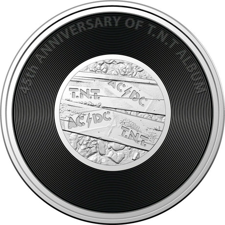 Australia 2020 20 Cents Coloured Uncirculated AC/DC - TNT LP styled